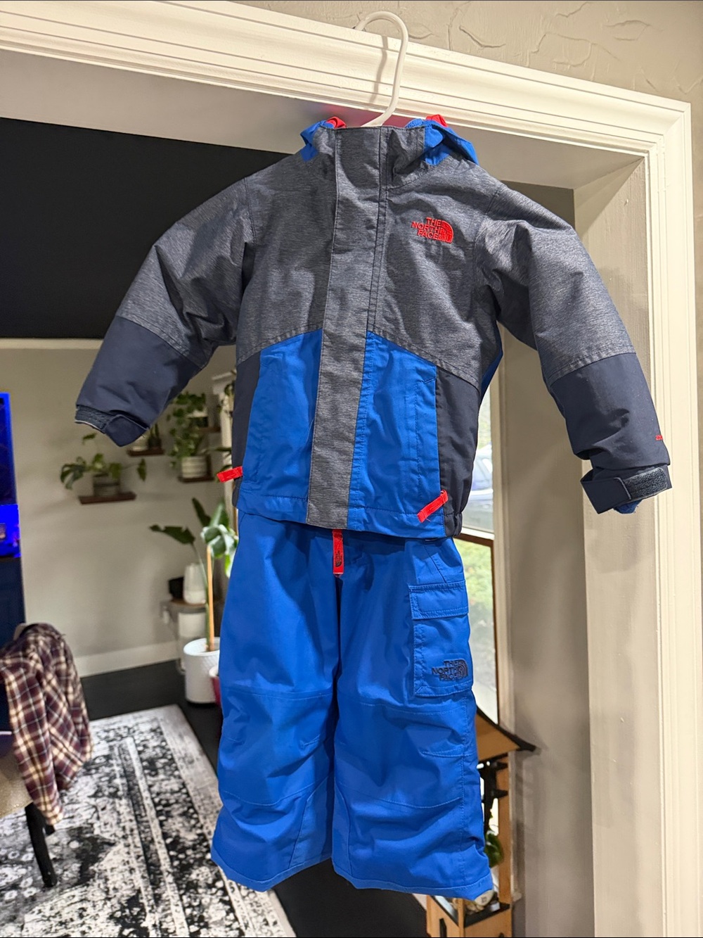 The North Face Boys Blue Insulated Ski Set